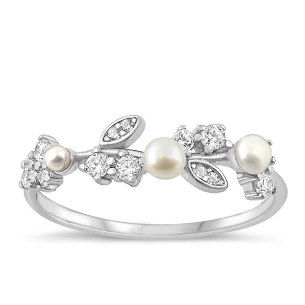 Sterling Silver Freshwater Pearl Ring