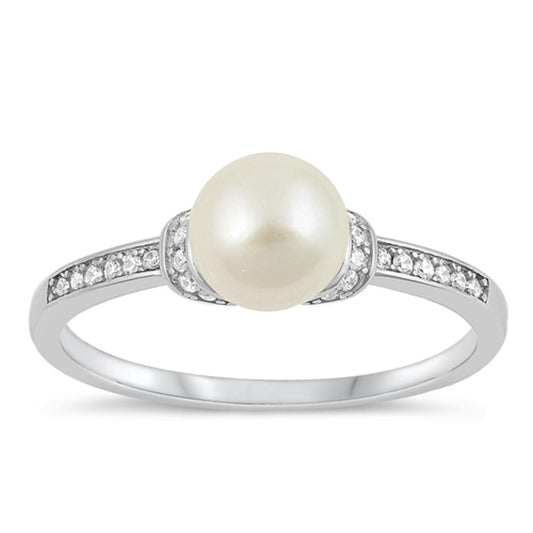 Sterling Silver Freshwater Pearl Ring