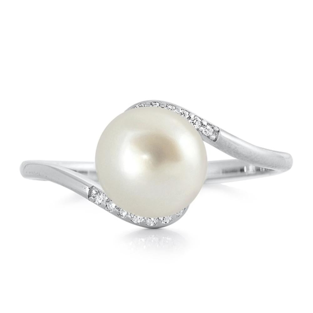 Sterling Silver Freshwater Pearl Ring