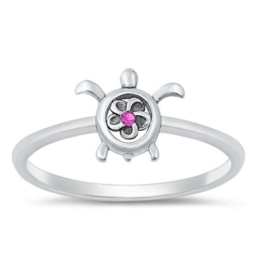 Sterling Silver Sea Turtle Ring