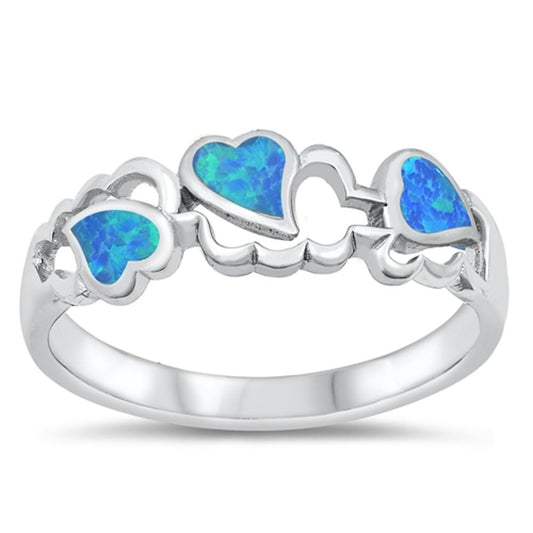 Cute Cloud Heart Promise Ring .925 Sterling Silver Band Sizes 5-10