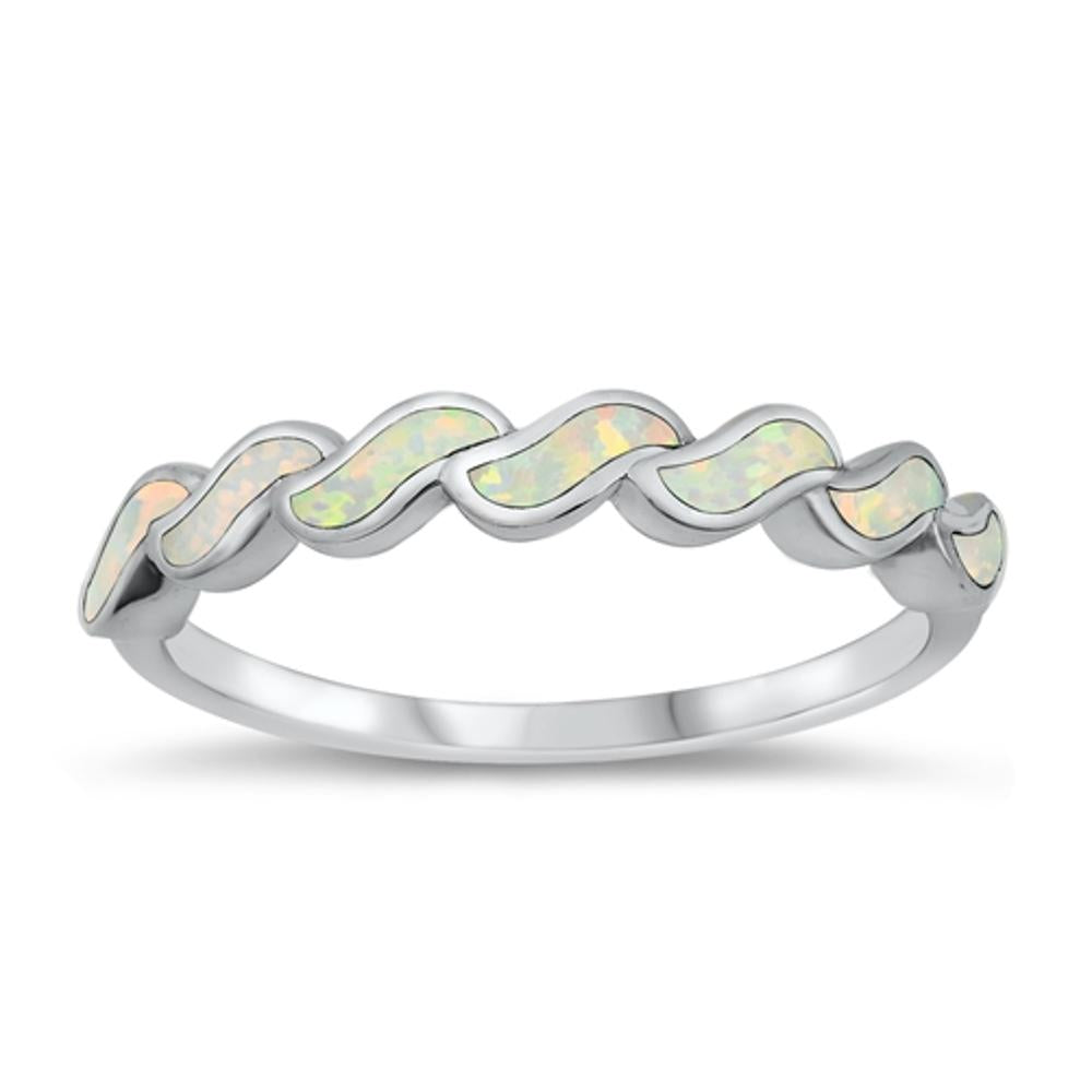 Cute Modern Swirl Ring New .925 Sterling Silver Band Sizes 4-10