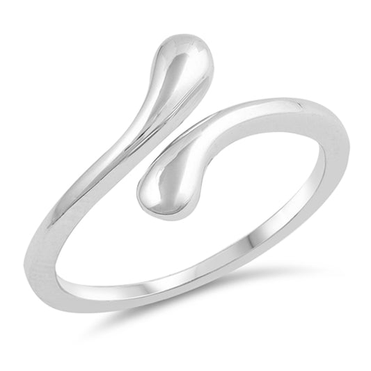 Open Twist Accent Stackable Knuckle Ring New 925 Sterling Silver Band Sizes 3-10