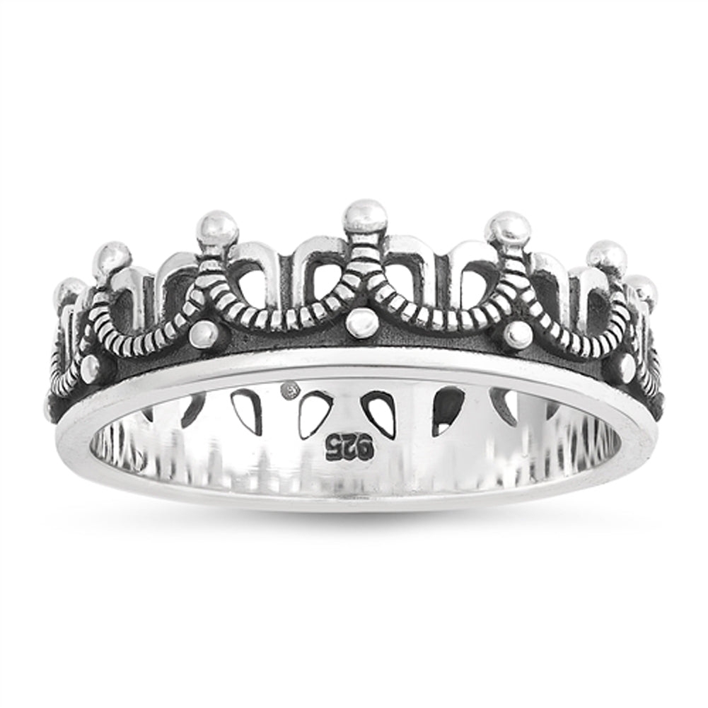 Sterling Silver Tiara Ring