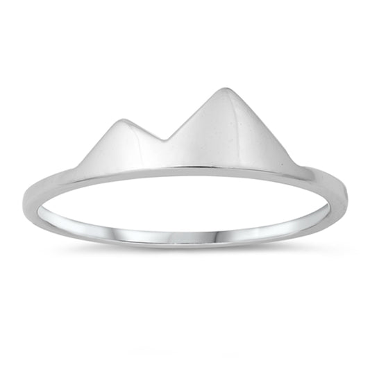 Rocky Mountain High Polish Ring New .925 Solid Sterling Silver Band Sizes 4-10