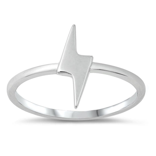 Thunderbolt Lightning Wholesale Ring New .925 Sterling Silver Band Sizes 4-10