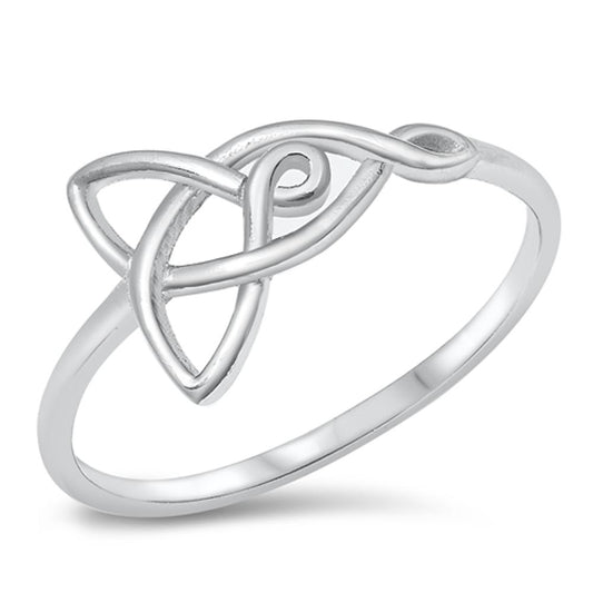 Celtic Symbol Knot Unity Wholesale Ring New .925 Sterling Silver Band Sizes 4-10