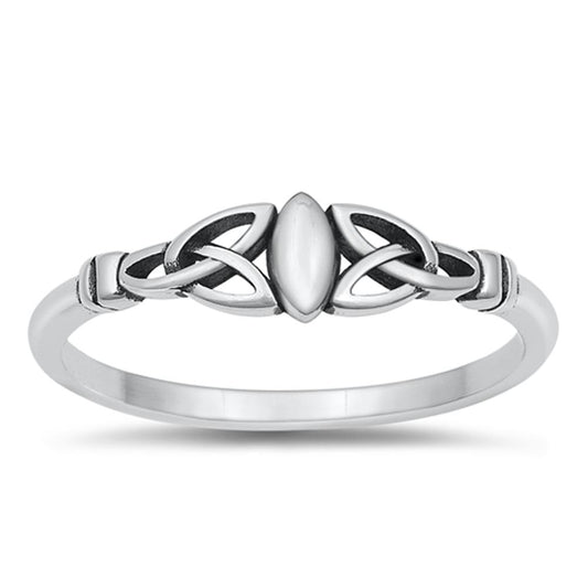 Celtic Knot Love Loyalty Friendship Ring .925 Sterling Silver Band Sizes 4-10