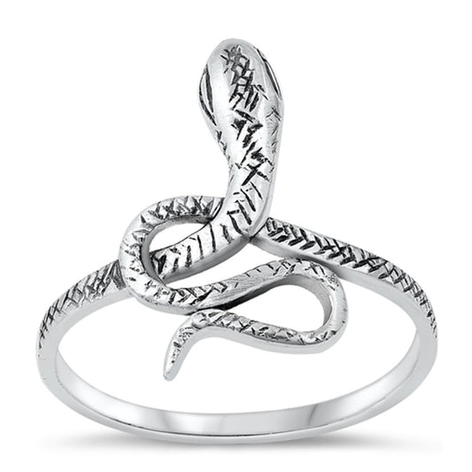 Sterling Silver Snake Ring