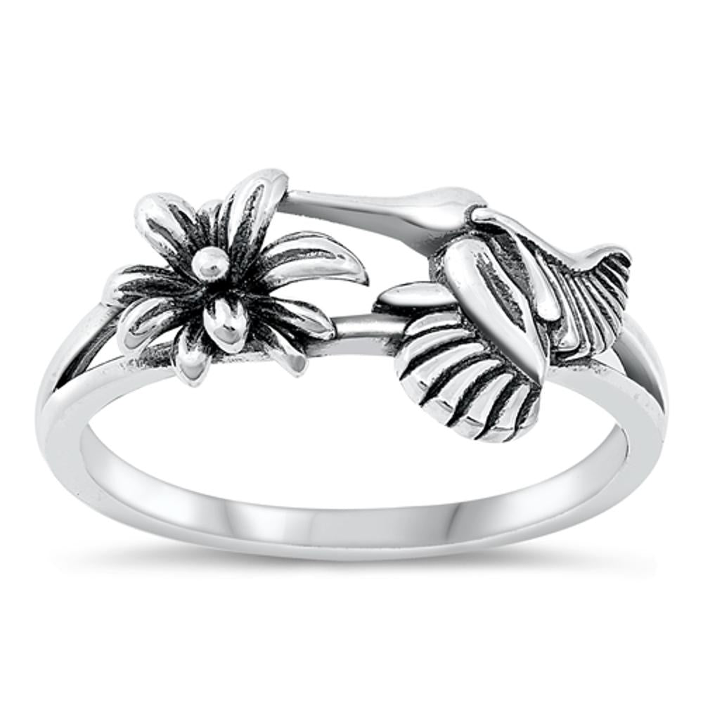 Sterling Silver Hummingbird Ring