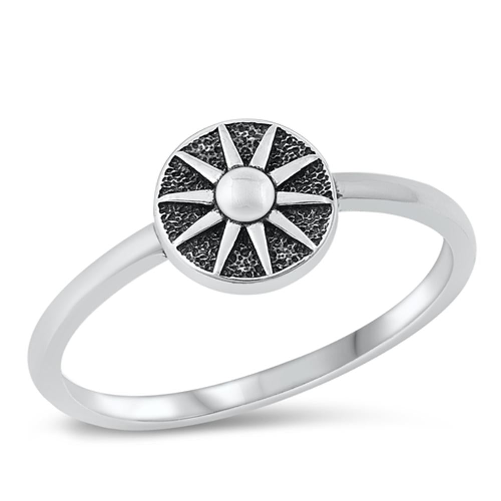 Sterling Silver Sun Ring