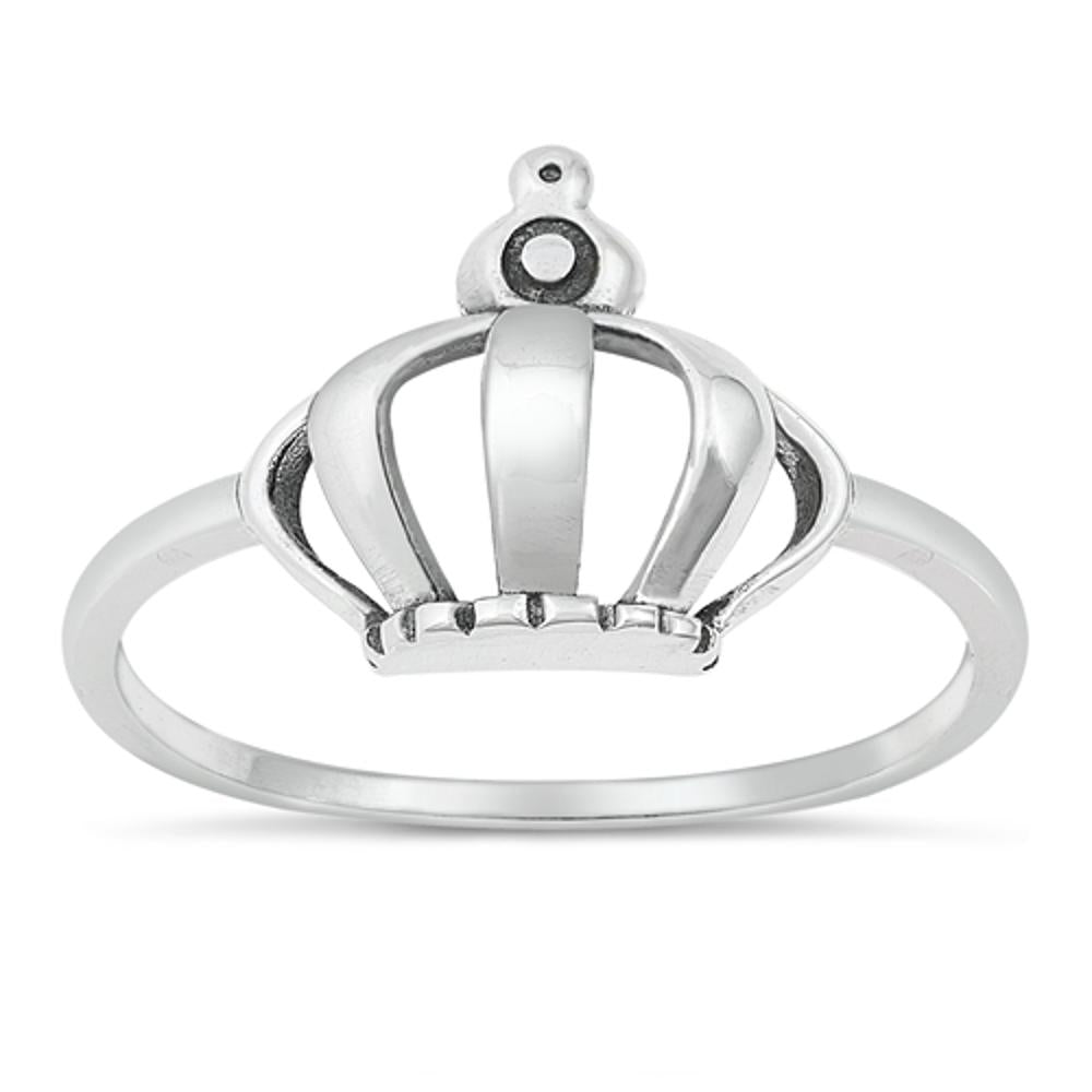 Sterling Silver Royal Crown Ring