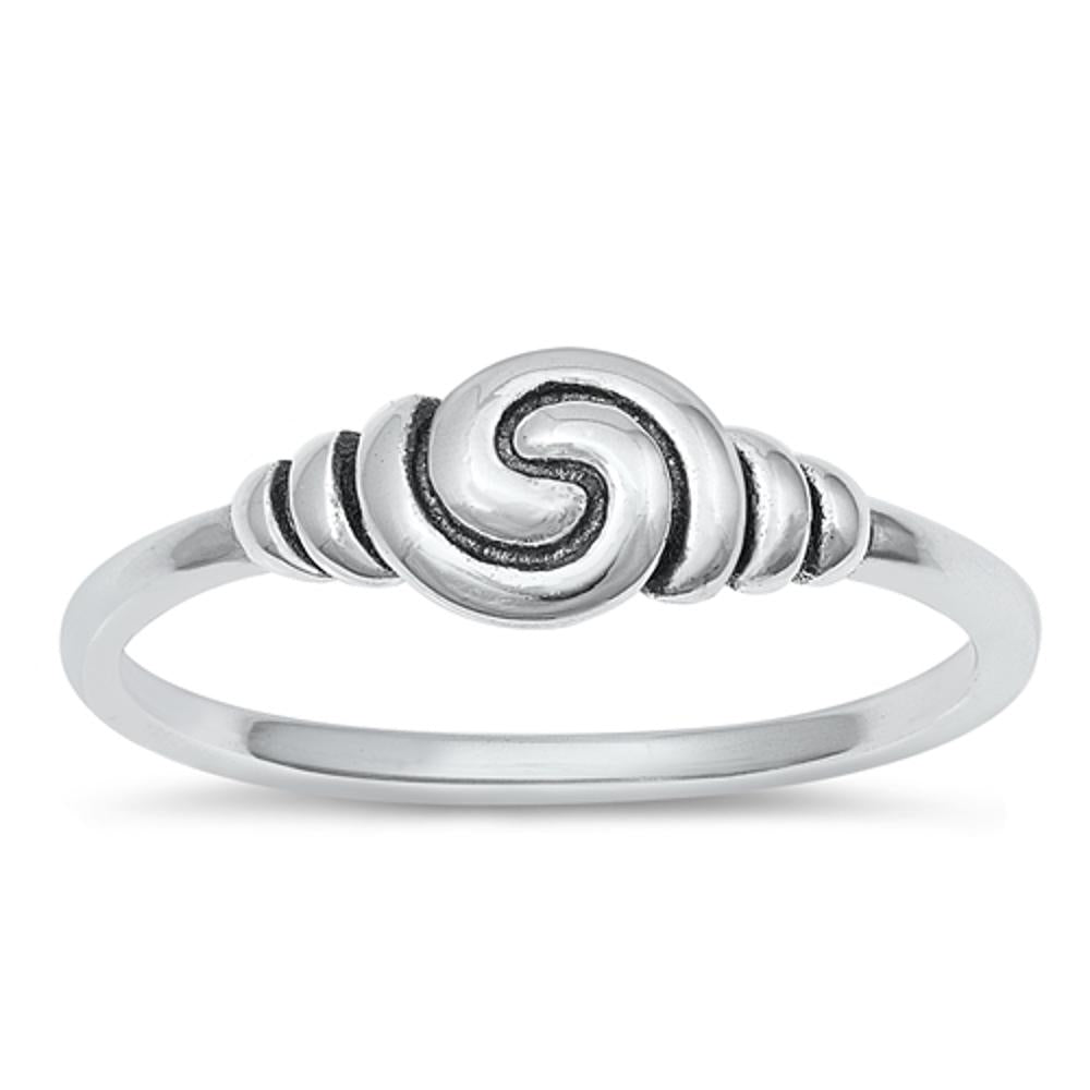 Sterling Silver Spiral Ring