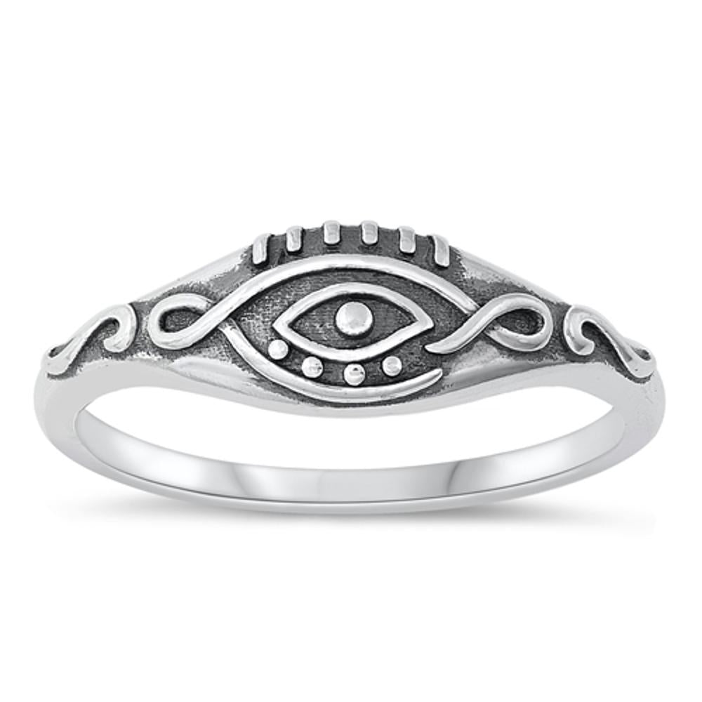 Sterling Silver Eye Ring