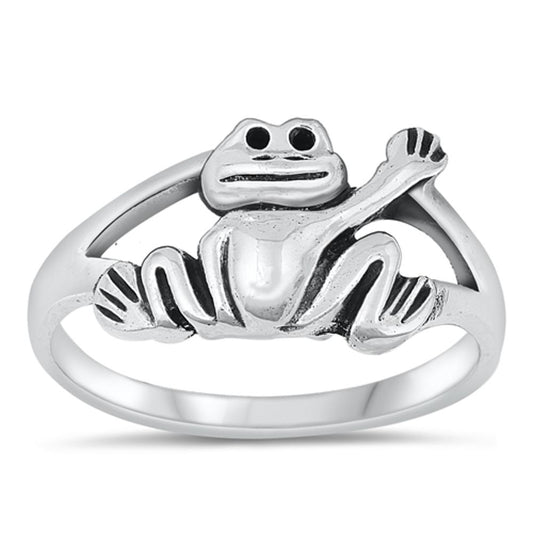 Sterling Silver Frog Ring