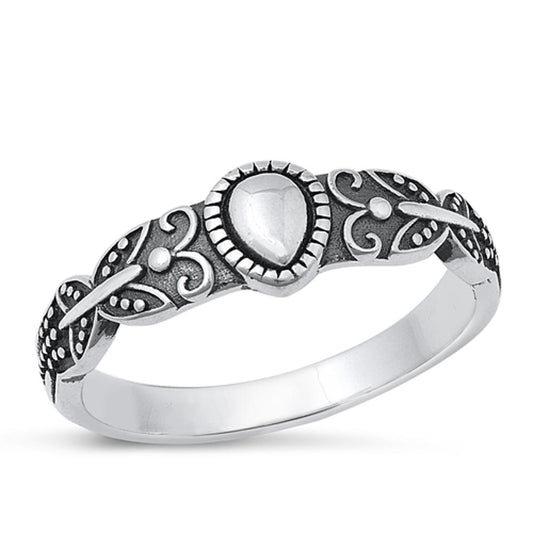 Sterling Silver Bali Design Ring