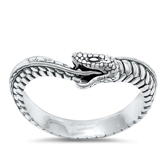 Sterling Silver Snake Ring