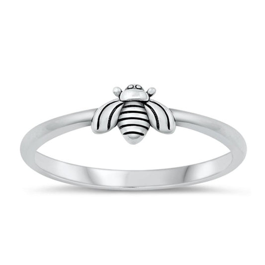 Sterling Silver Bumble Bee Ring