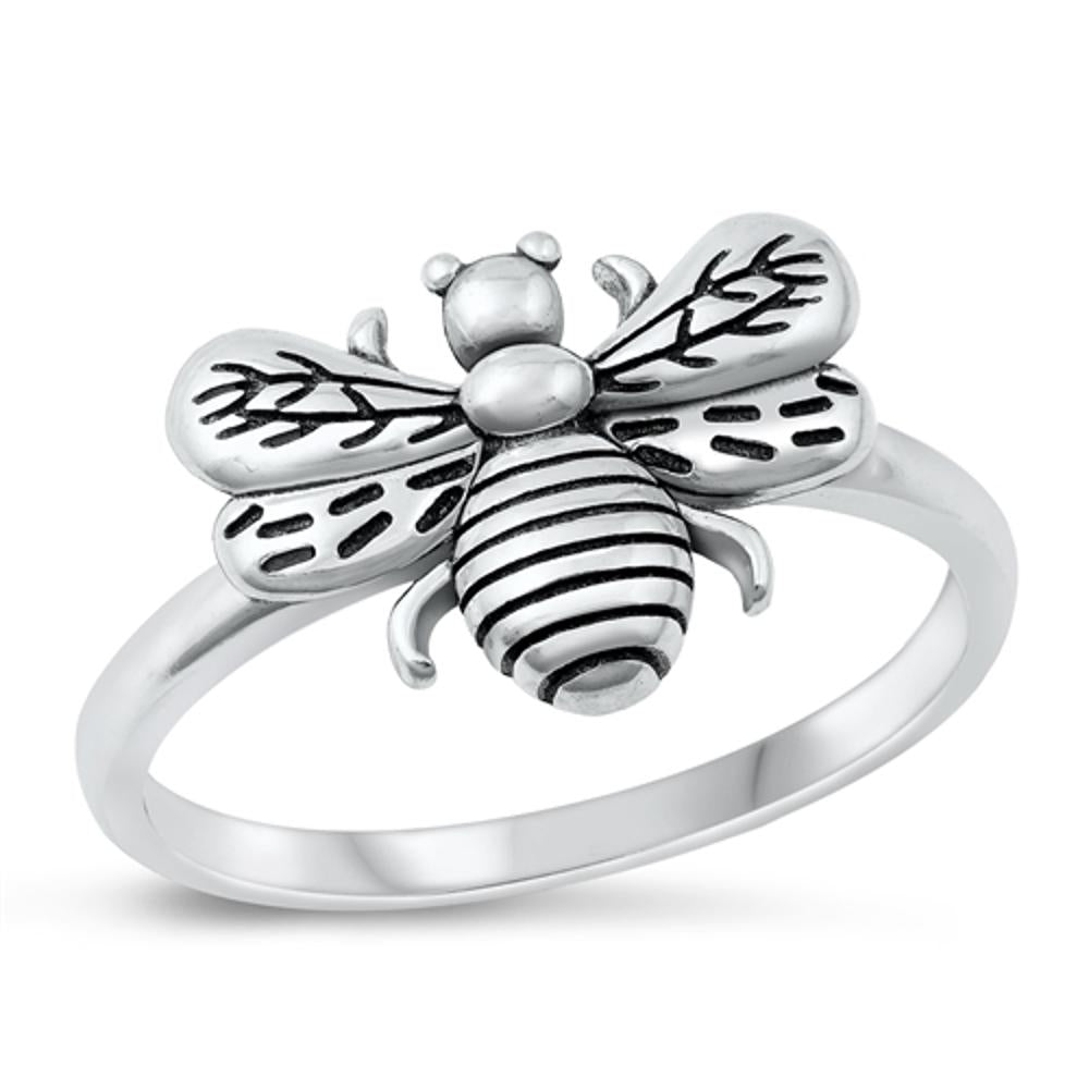 Sterling Silver Bee Ring