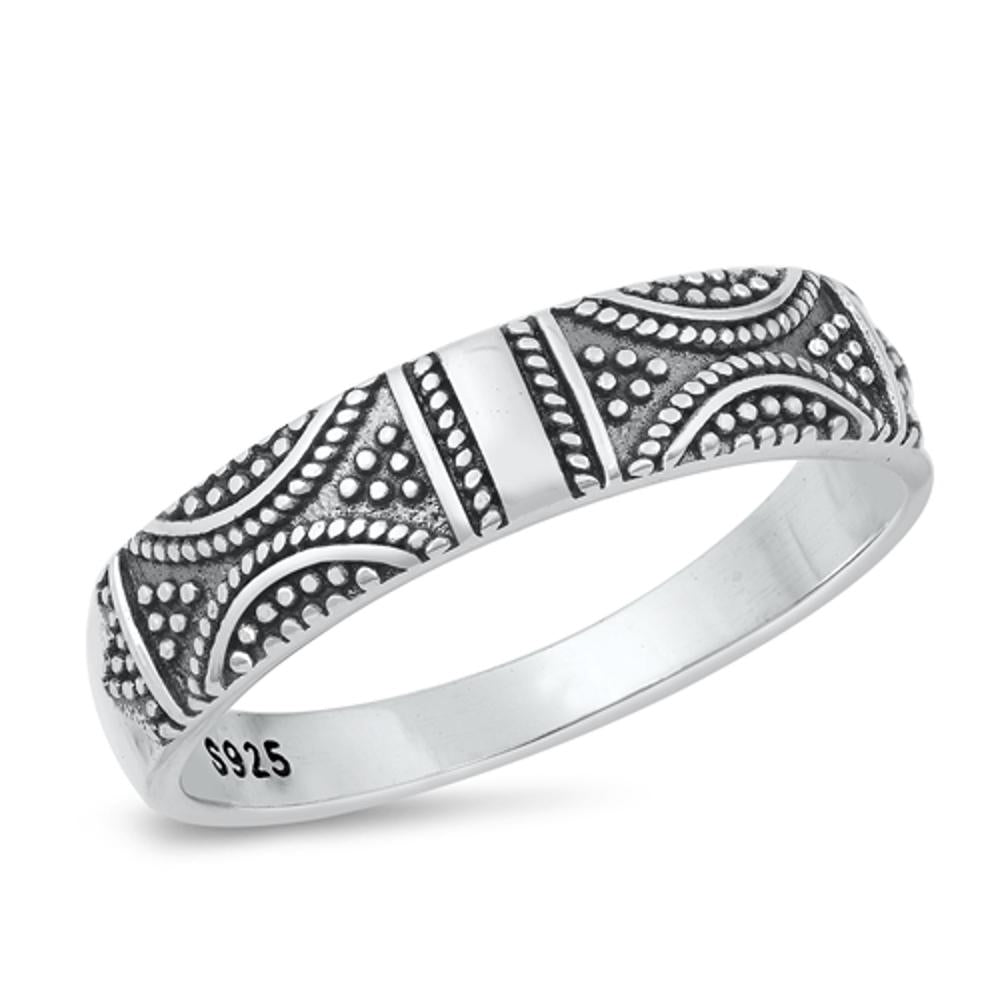 Sterling Silver Bali Ring