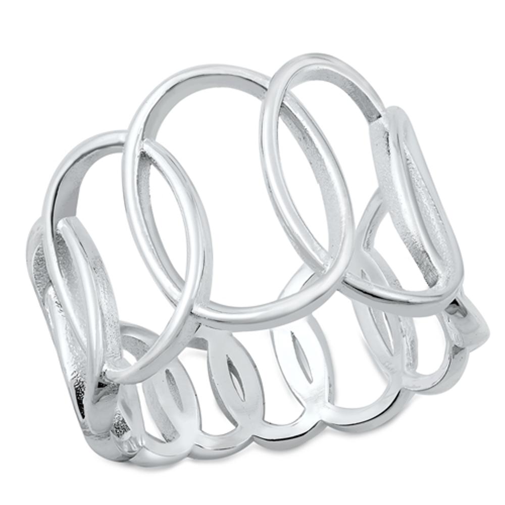 Sterling Silver Infinity Loop Ring