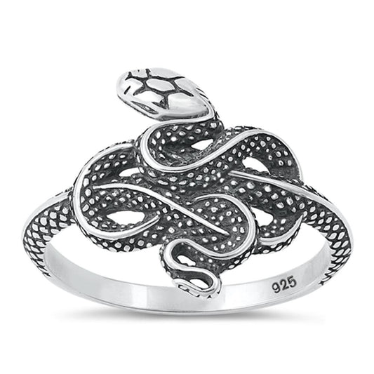 Sterling Silver Snake Ring