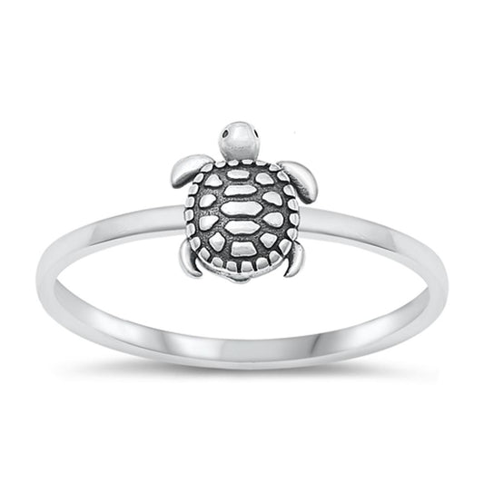 Sterling Silver Sea Turtle Ring