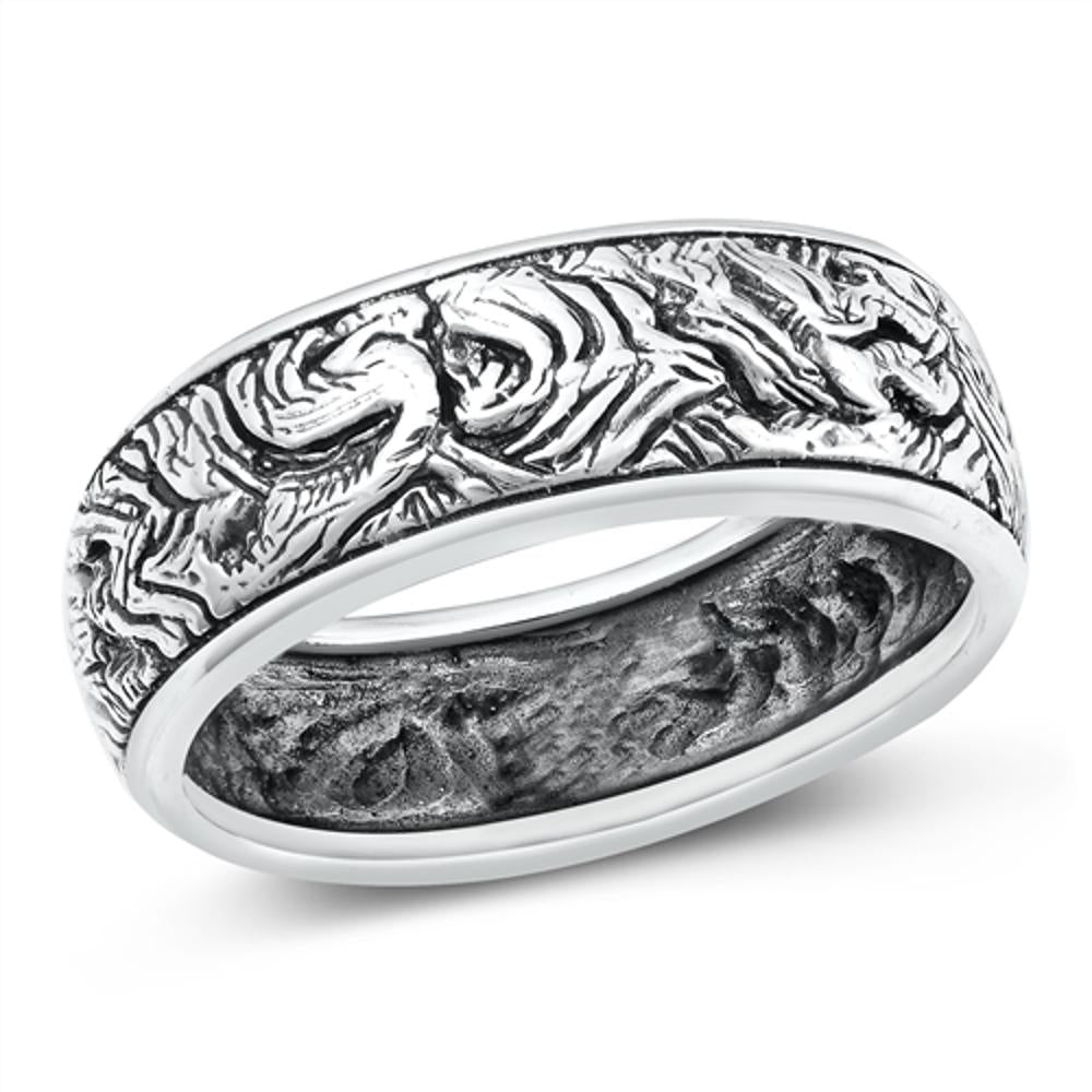 Sterling Silver Tree Roots Ring