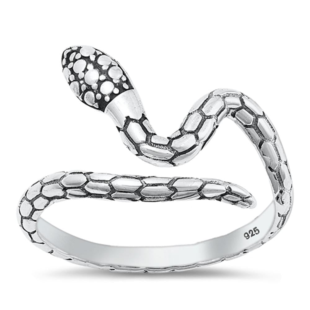 Sterling Silver Snake Ring