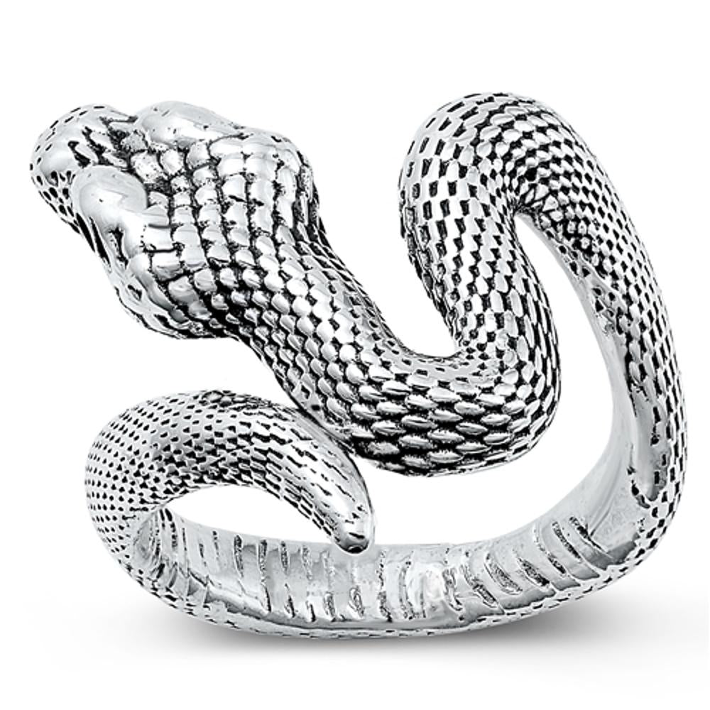 Sterling Silver Snake Ring