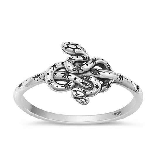 Sterling Silver Snake Ring