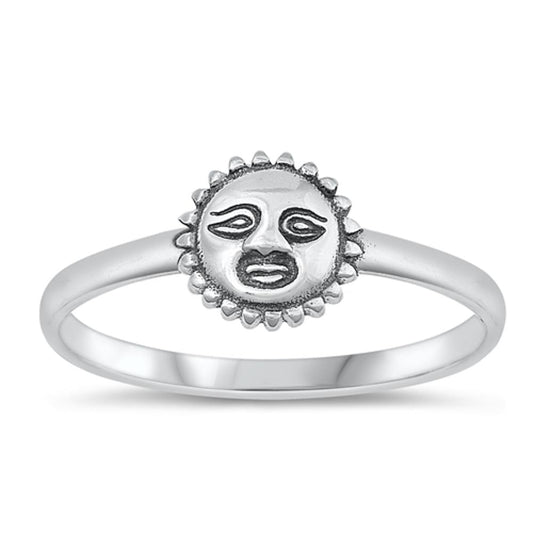 Sterling Silver Sun Ring