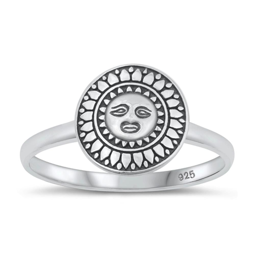 Sterling Silver Sun Ring