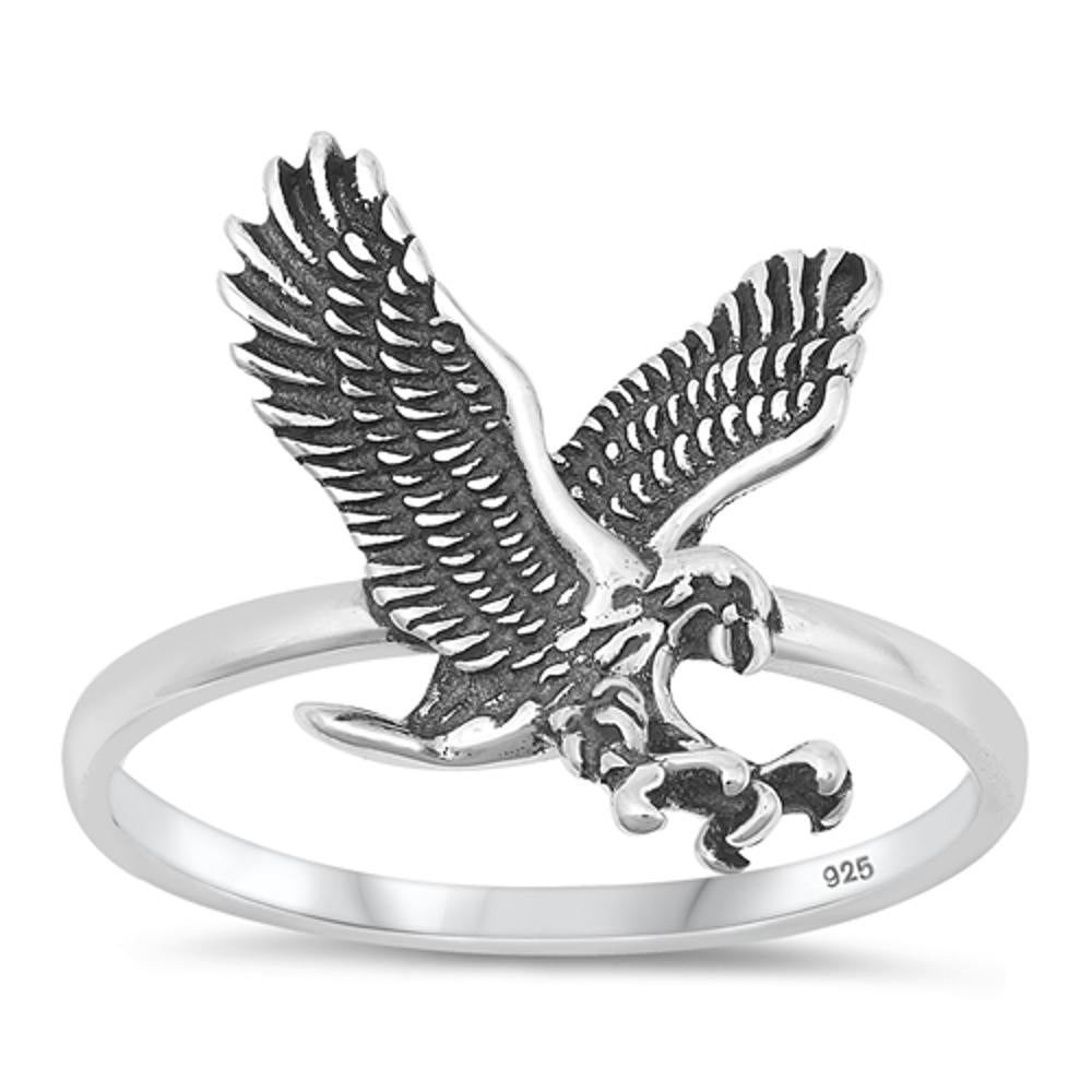 Sterling Silver Eagle Ring