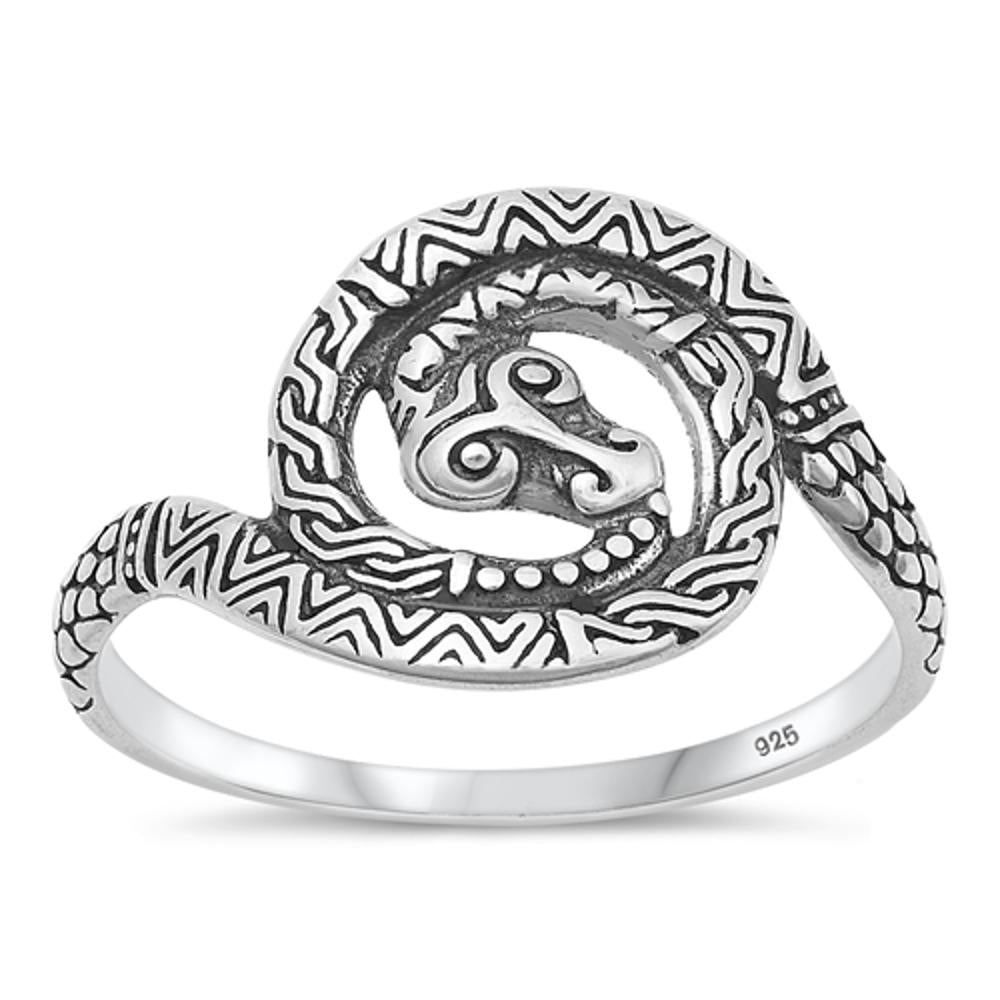 Sterling Silver Snake Ring