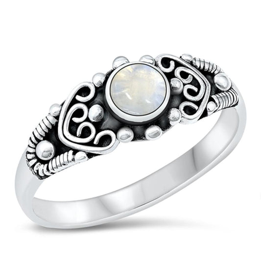 Sterling Silver Moonstone Ring