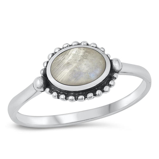 Sterling Silver Moonstone Ring