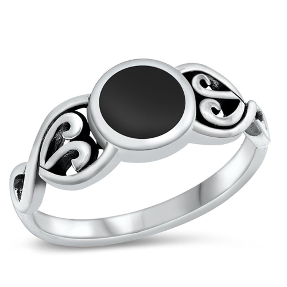 Sterling Silver Black Onyx Ring