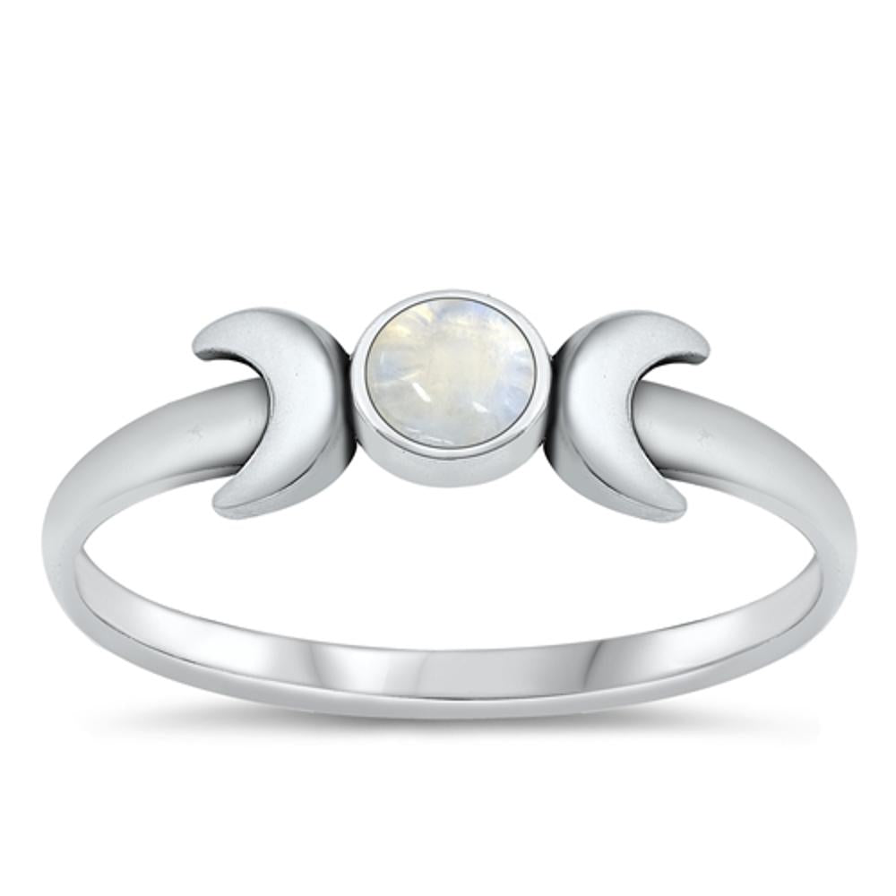 Sterling Silver Moonstone Ring