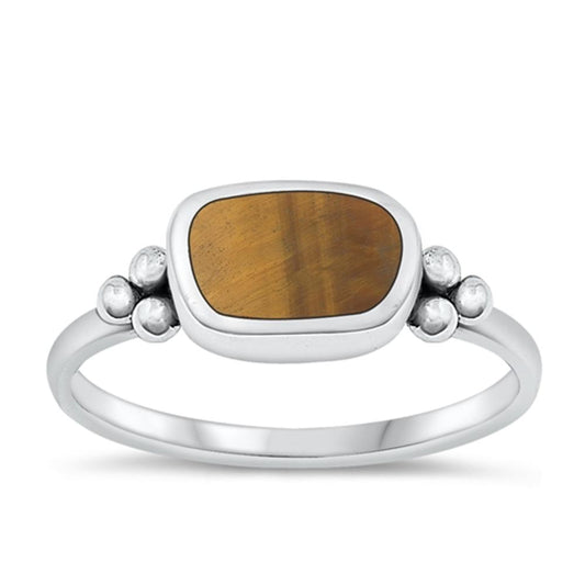 Sterling Silver Tiger Eye Ring