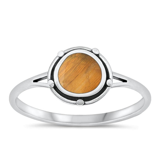 Sterling Silver Tiger Eye Ring