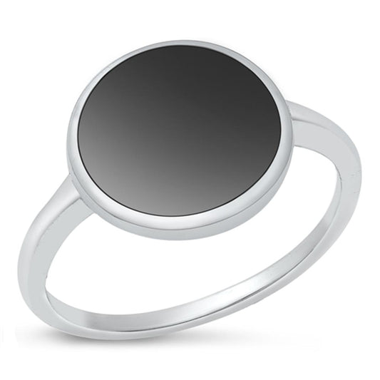 Sterling Silver Black Onyx Cocktail Ring