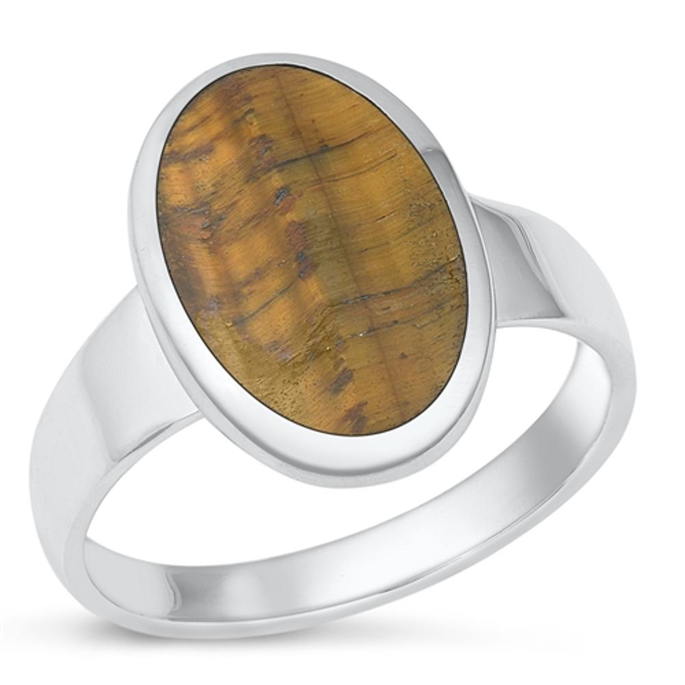 Sterling Silver Tiger Eye Ring