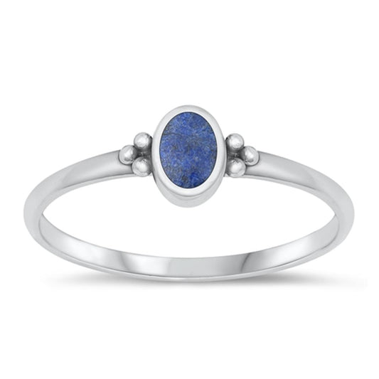 Sterling Silver Lapis Ring