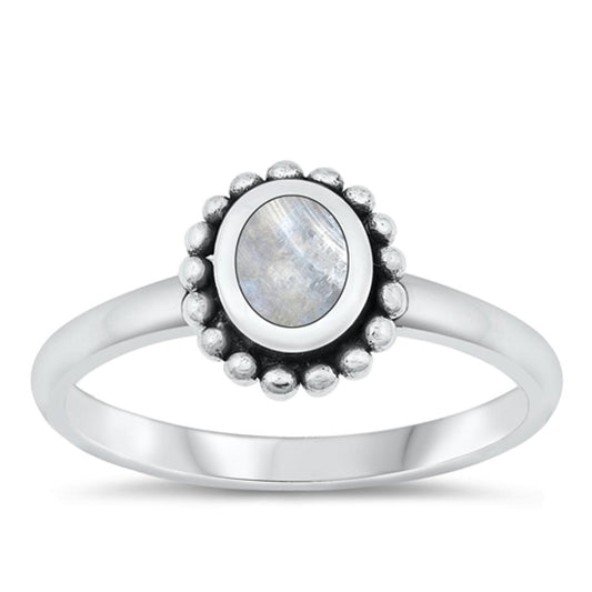 Sterling Silver Moonstone Ring