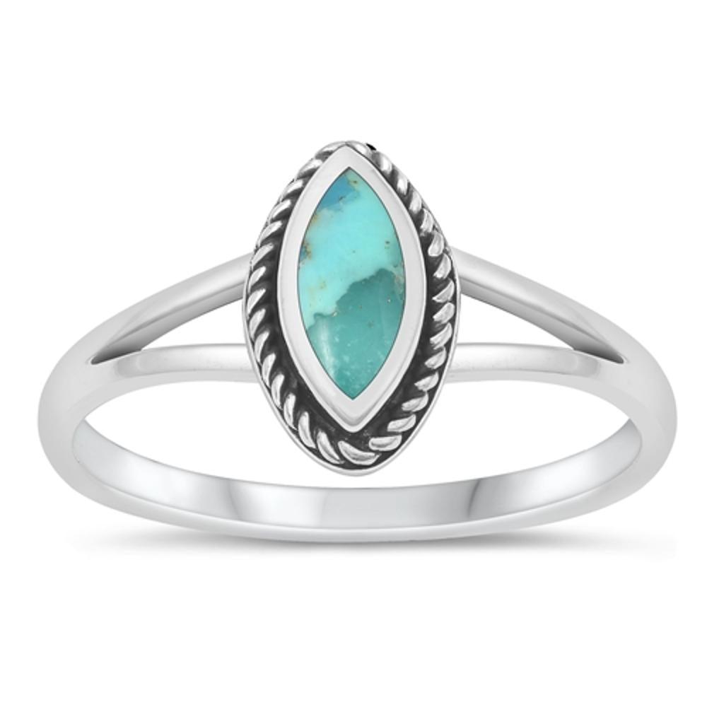 Sterling Silver Turquoise Cocktail Ring