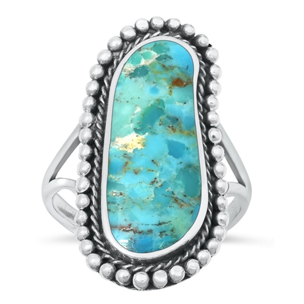 Sterling Silver Turquoise Cocktail Ring