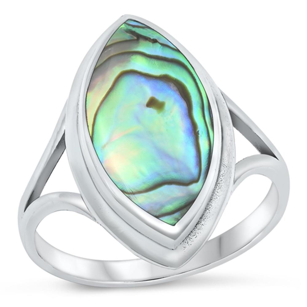 Sterling Silver Abalone Ring