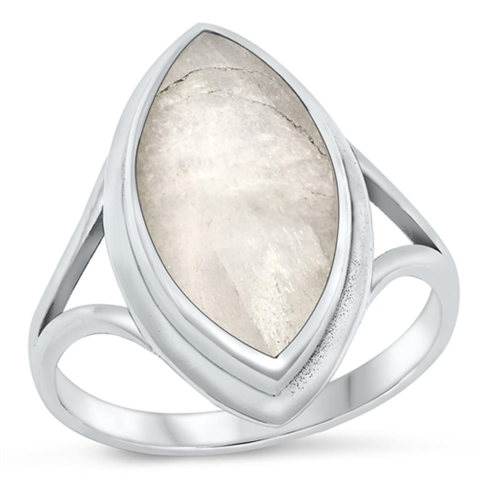 Sterling Silver Moonstone Ring