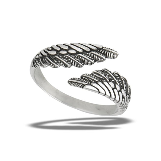 Sterling Silver Adjustable Wings Ring